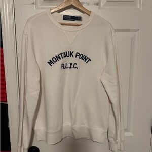 Ralph Lauren Cream Crewneck Sweater